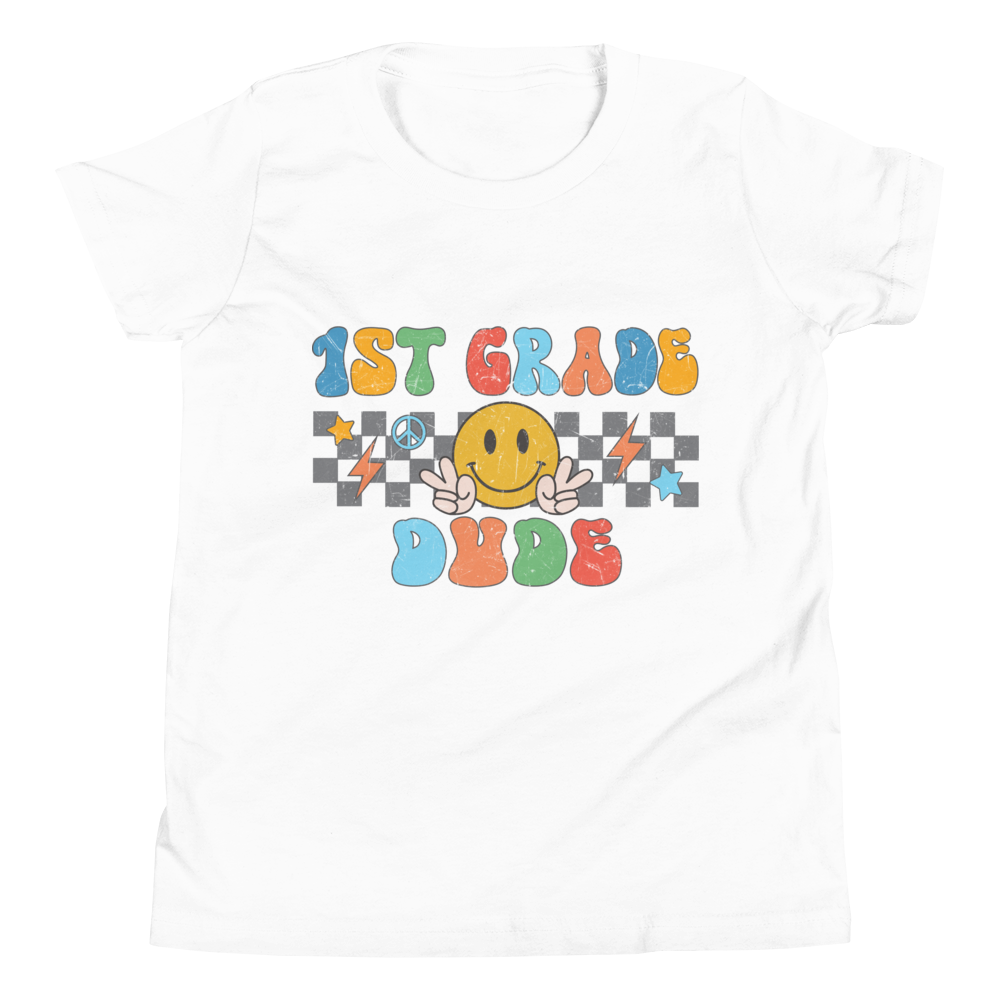 First  Grade Dude Youth Short Sleeve T-Shirt