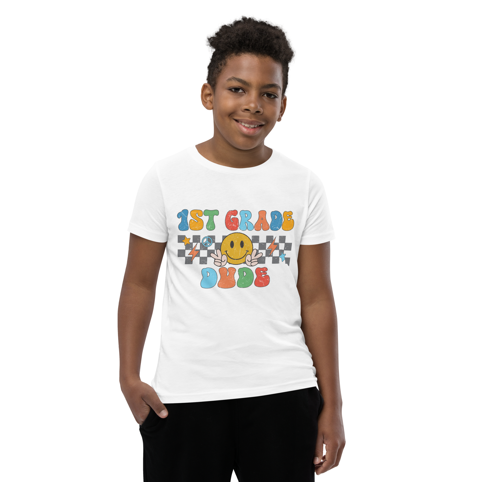 First  Grade Dude Youth Short Sleeve T-Shirt