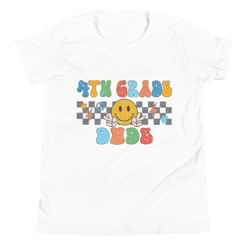 Fourth Grade Dude Youth Short Sleeve T-Shirt