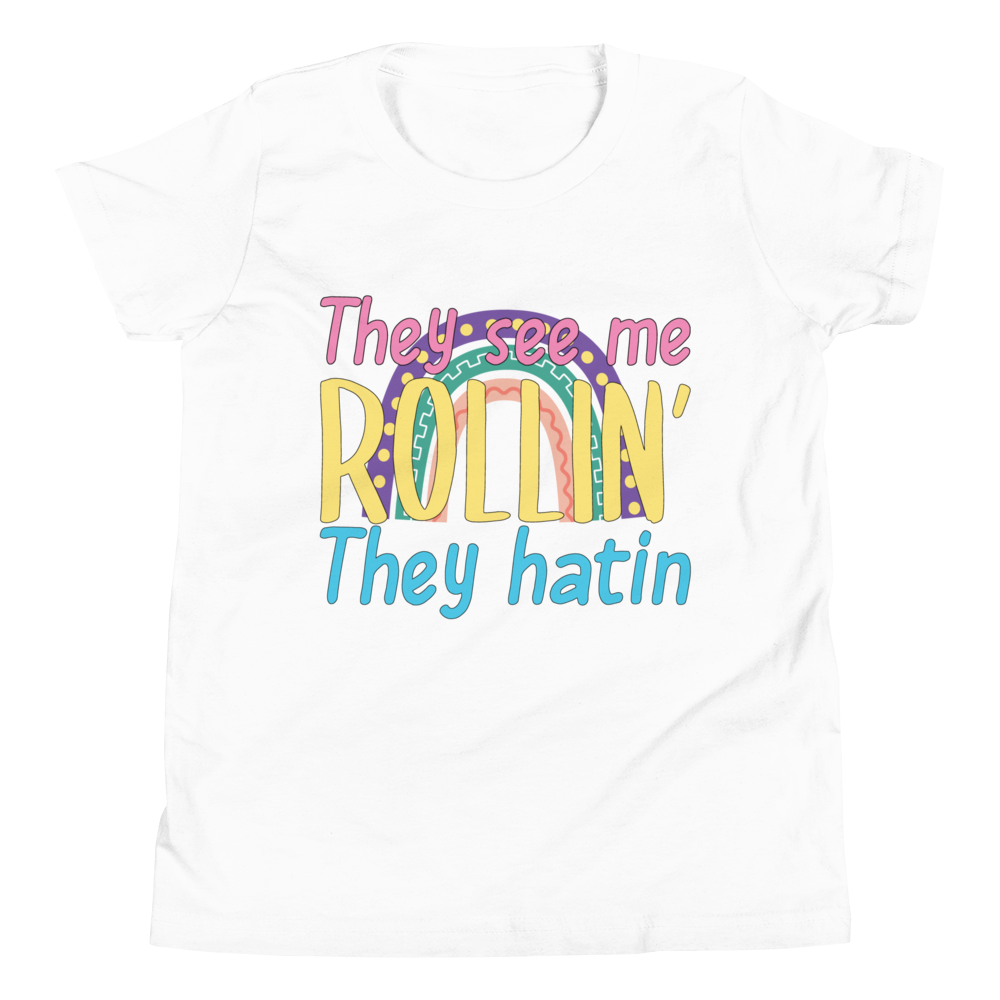 They See Me Rollin They Hatin Youth Short Sleeve T-Shirt