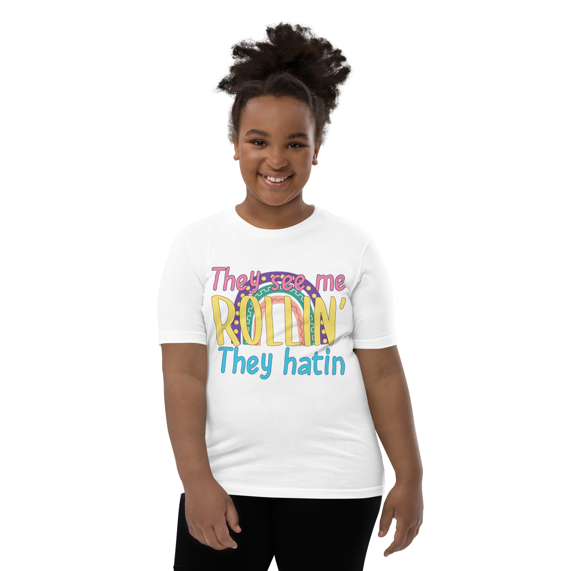 They See Me Rollin They Hatin Youth Short Sleeve T-Shirt