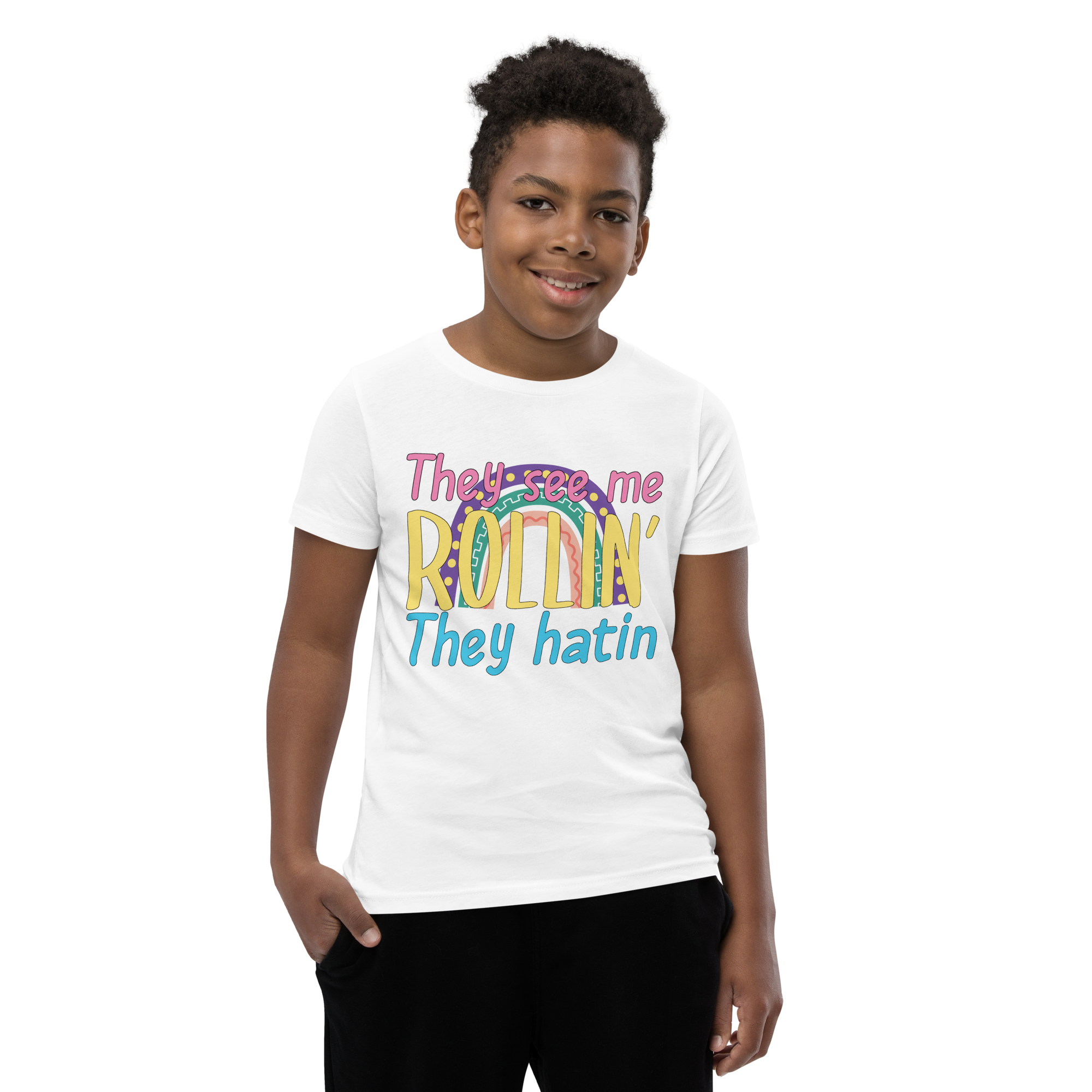 They See Me Rollin They Hatin Youth Short Sleeve T-Shirt