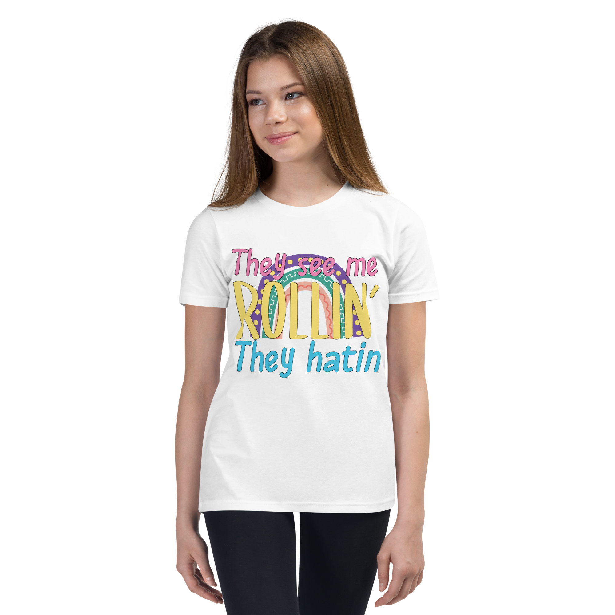 They See Me Rollin They Hatin Youth Short Sleeve T-Shirt