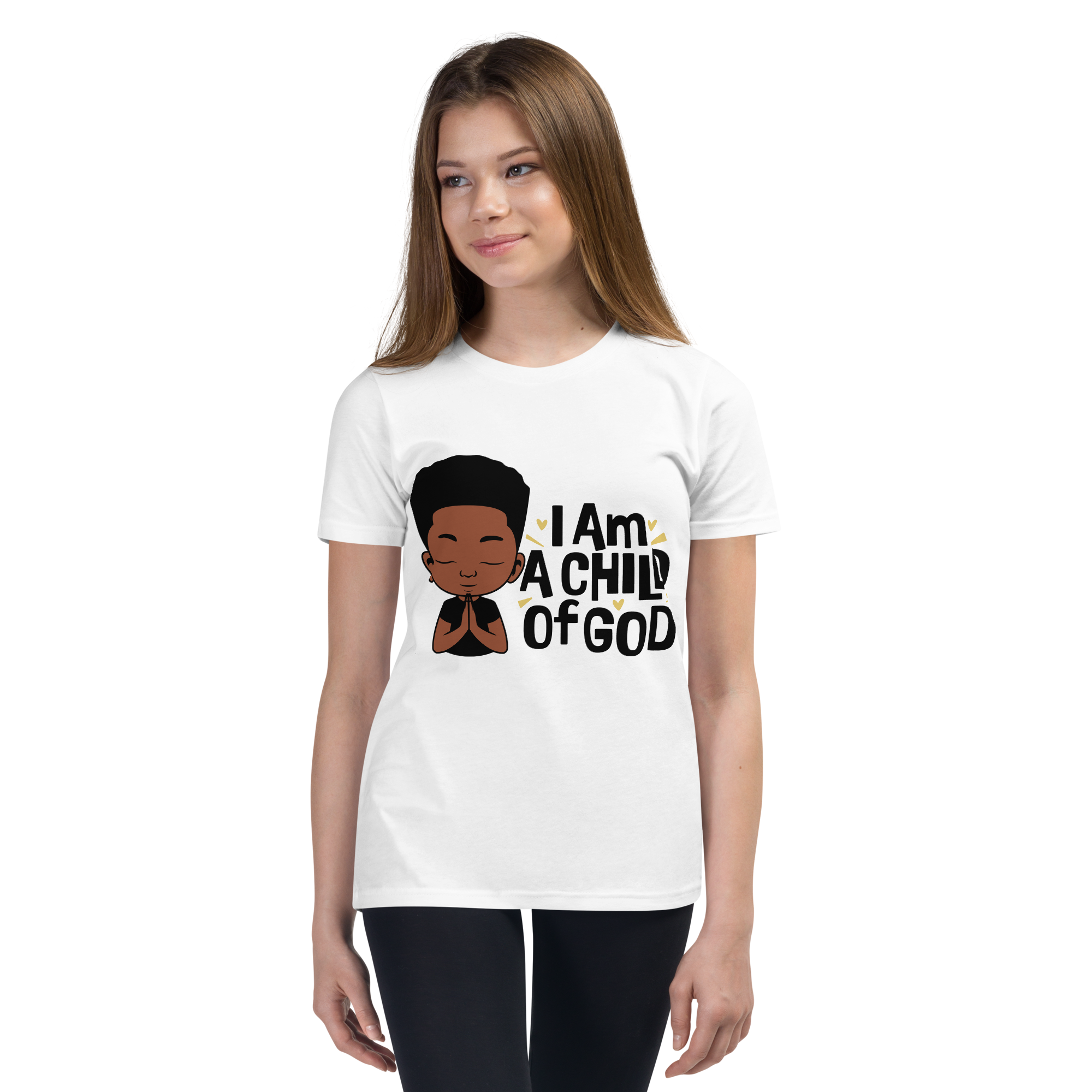 I Am A Child Of God Youth Short Sleeve T-Shirt