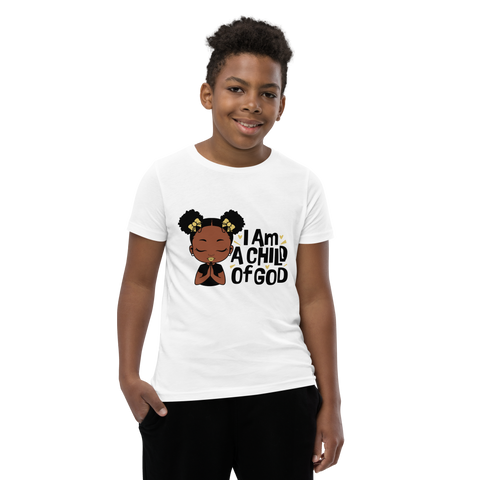 I Am A Child Of God Youth Short Sleeve T-Shirt