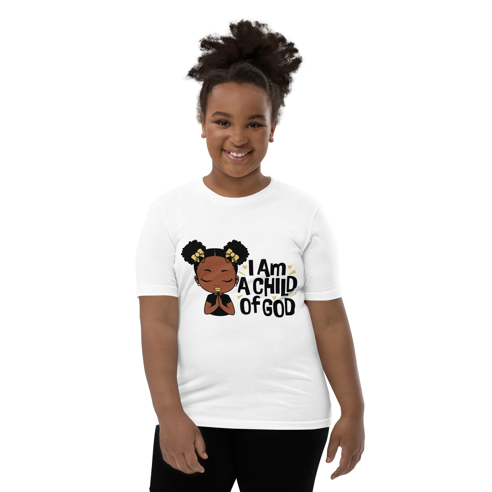 I Am A Child Of God Youth Short Sleeve T-Shirt