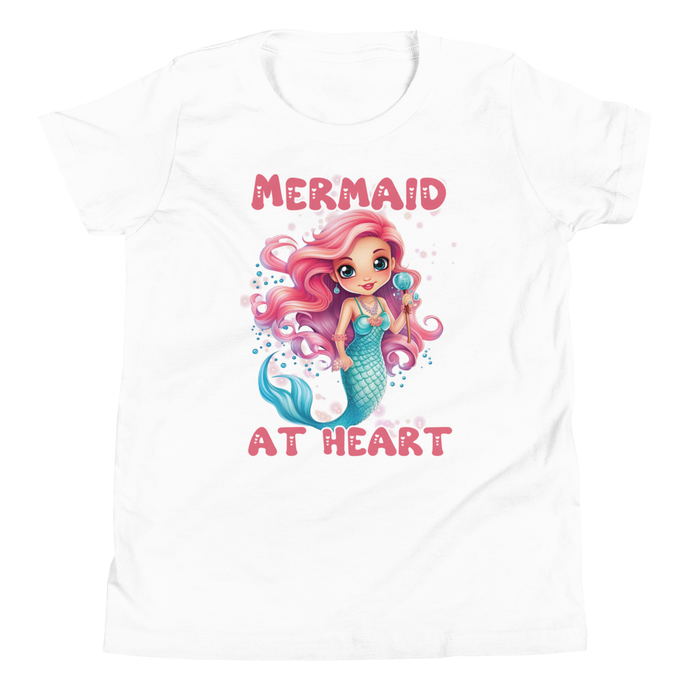 Mermaid At Heart Youth Short Sleeve T-Shirt