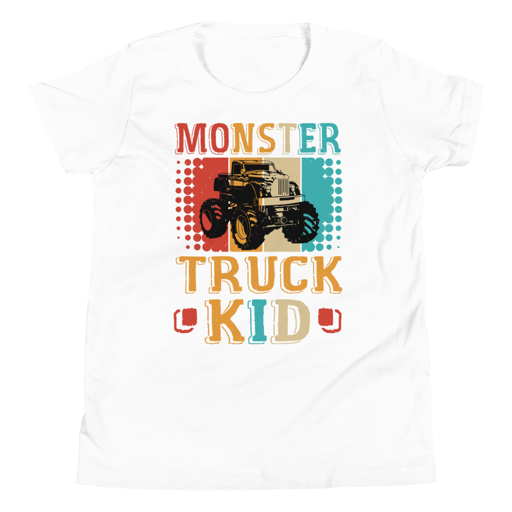 Monster truck Kid Youth Short Sleeve T-Shirt