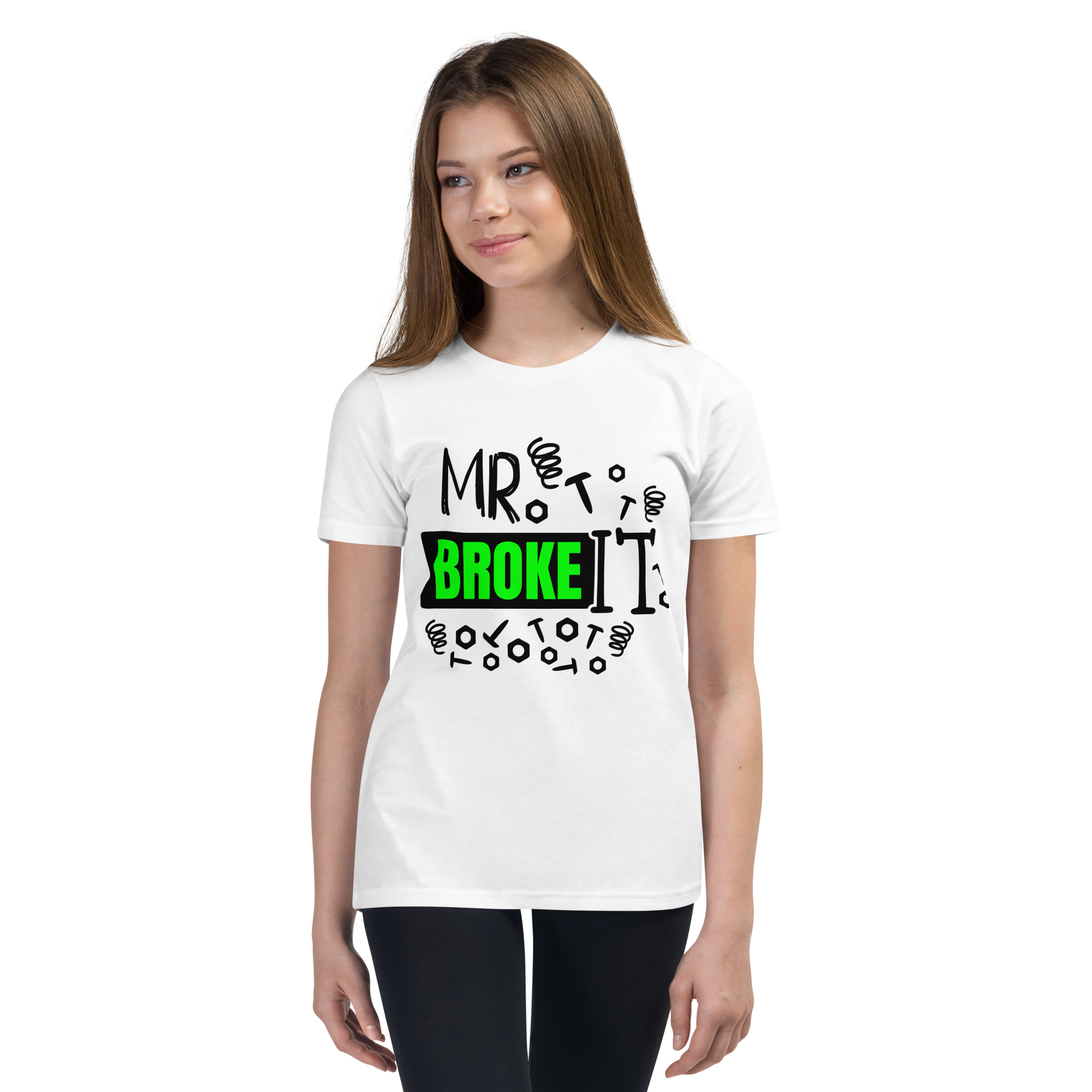 Mr. Broke It Youth Short Sleeve T-Shirt