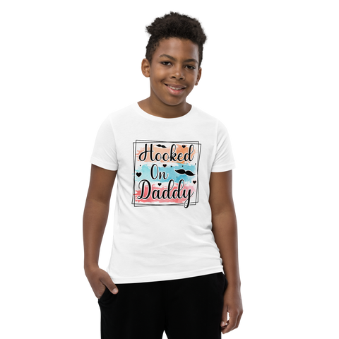 Hooked On Daddy Youth Short Sleeve T-Shirt