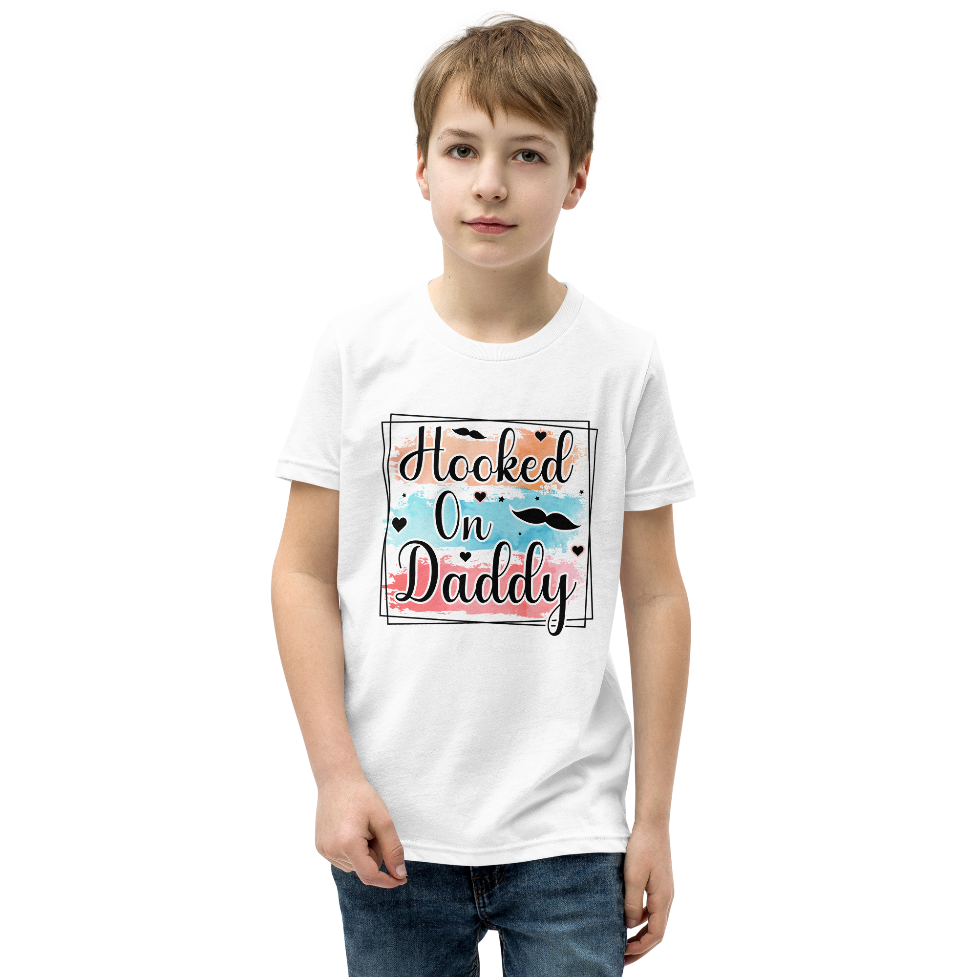 Hooked On Daddy Youth Short Sleeve T-Shirt