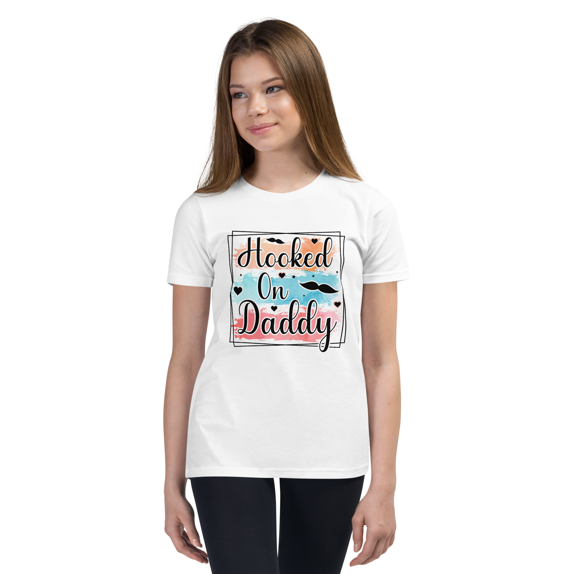 Hooked On Daddy Youth Short Sleeve T-Shirt