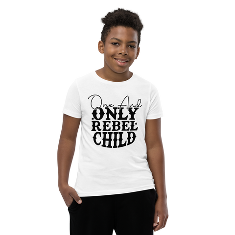 One And Only Rebel Child Youth Short Sleeve T-Shirt