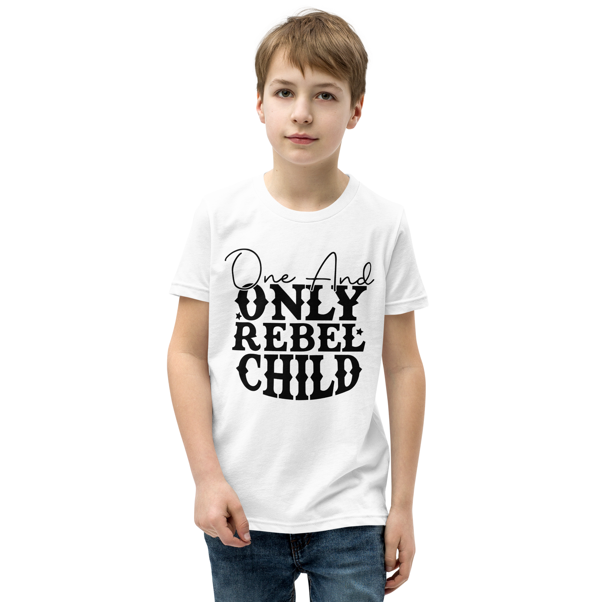 One And Only Rebel Child Youth Short Sleeve T-Shirt