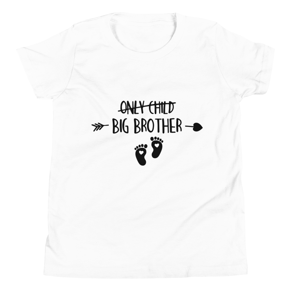 Only Child Big Brother Youth Short Sleeve T-Shirt