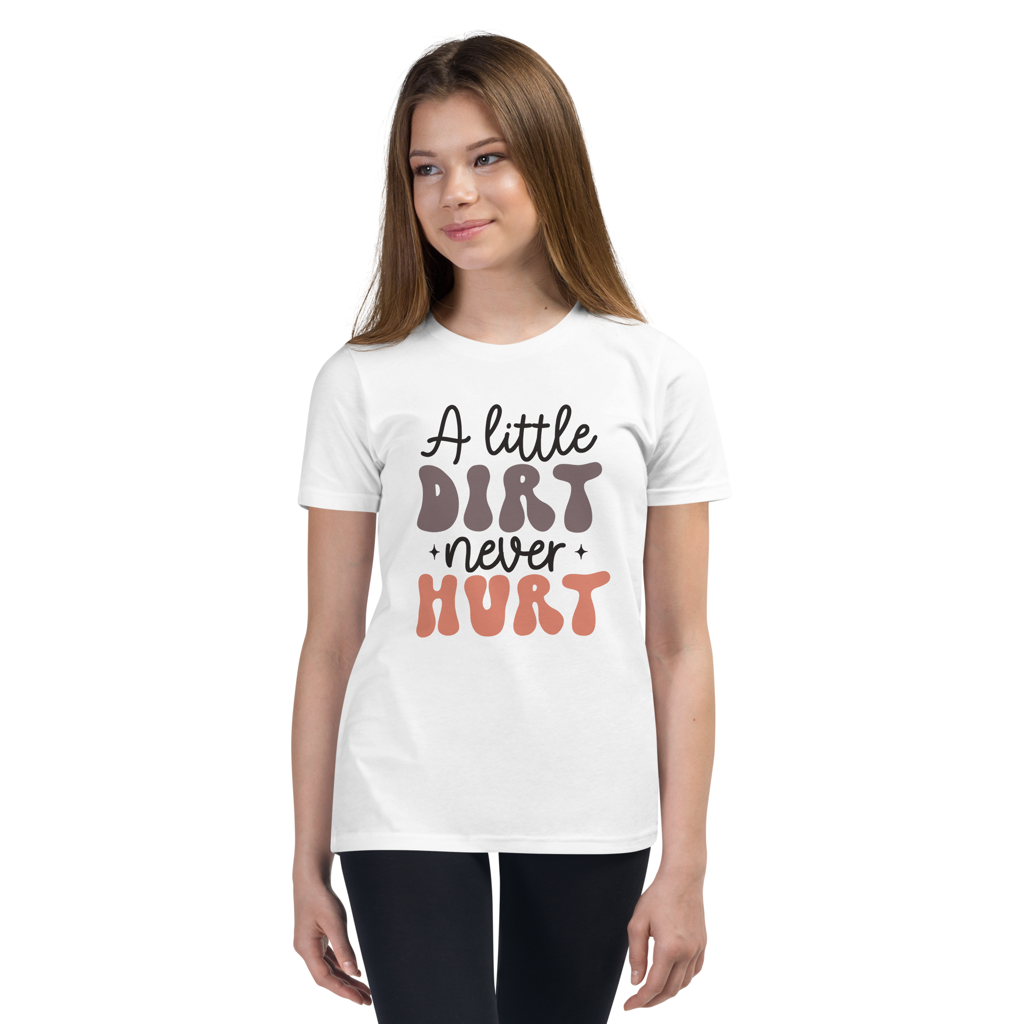 A Little Dirt Never Hurt Youth Short Sleeve T-Shirt