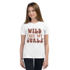 Wild Like My Curls Youth Short Sleeve T-Shirt