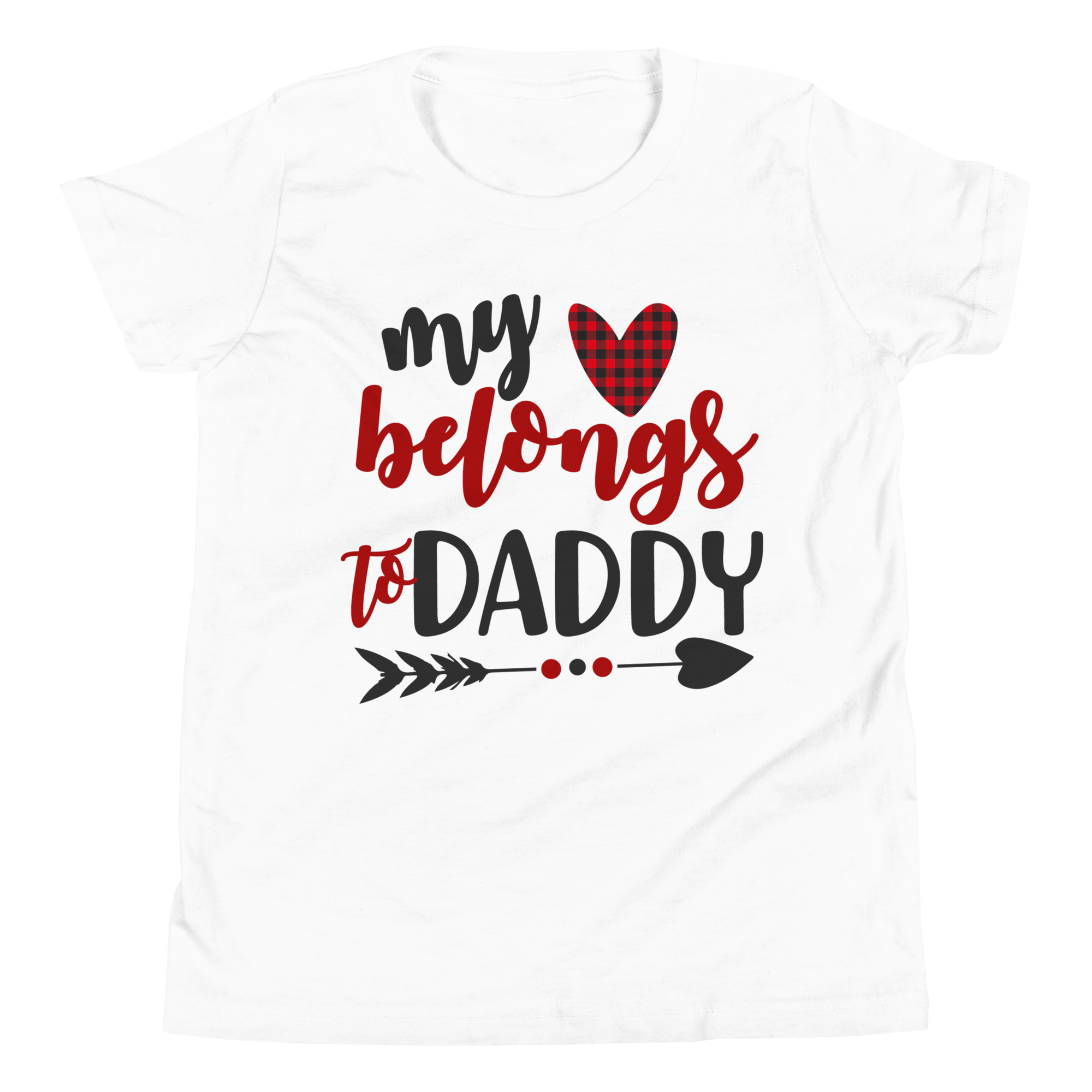 My Heart Belongs To Daddy Youth Short Sleeve T-Shirt