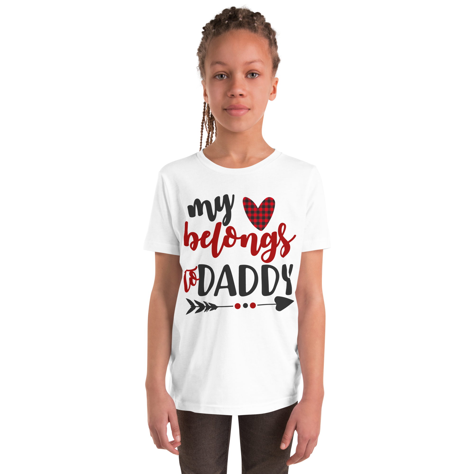 My Heart Belongs To Daddy Youth Short Sleeve T-Shirt