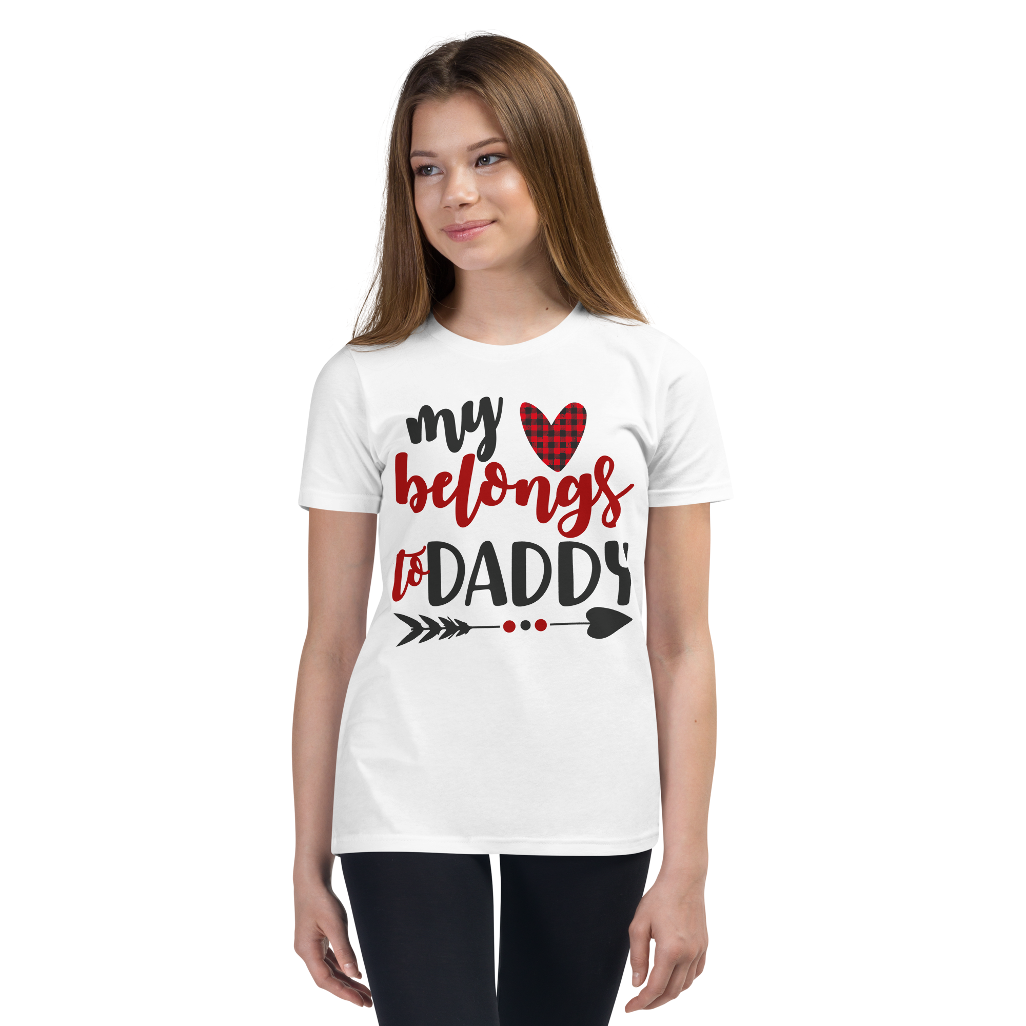 My Heart Belongs To Daddy Youth Short Sleeve T-Shirt