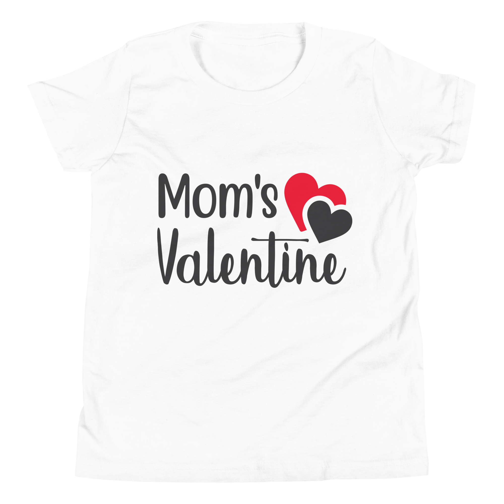 Mom's Valentine Youth Short Sleeve T-Shirt