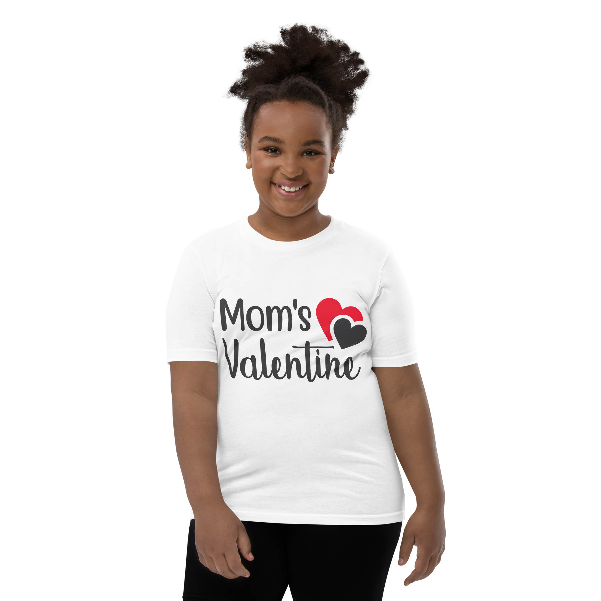 Mom's Valentine Youth Short Sleeve T-Shirt