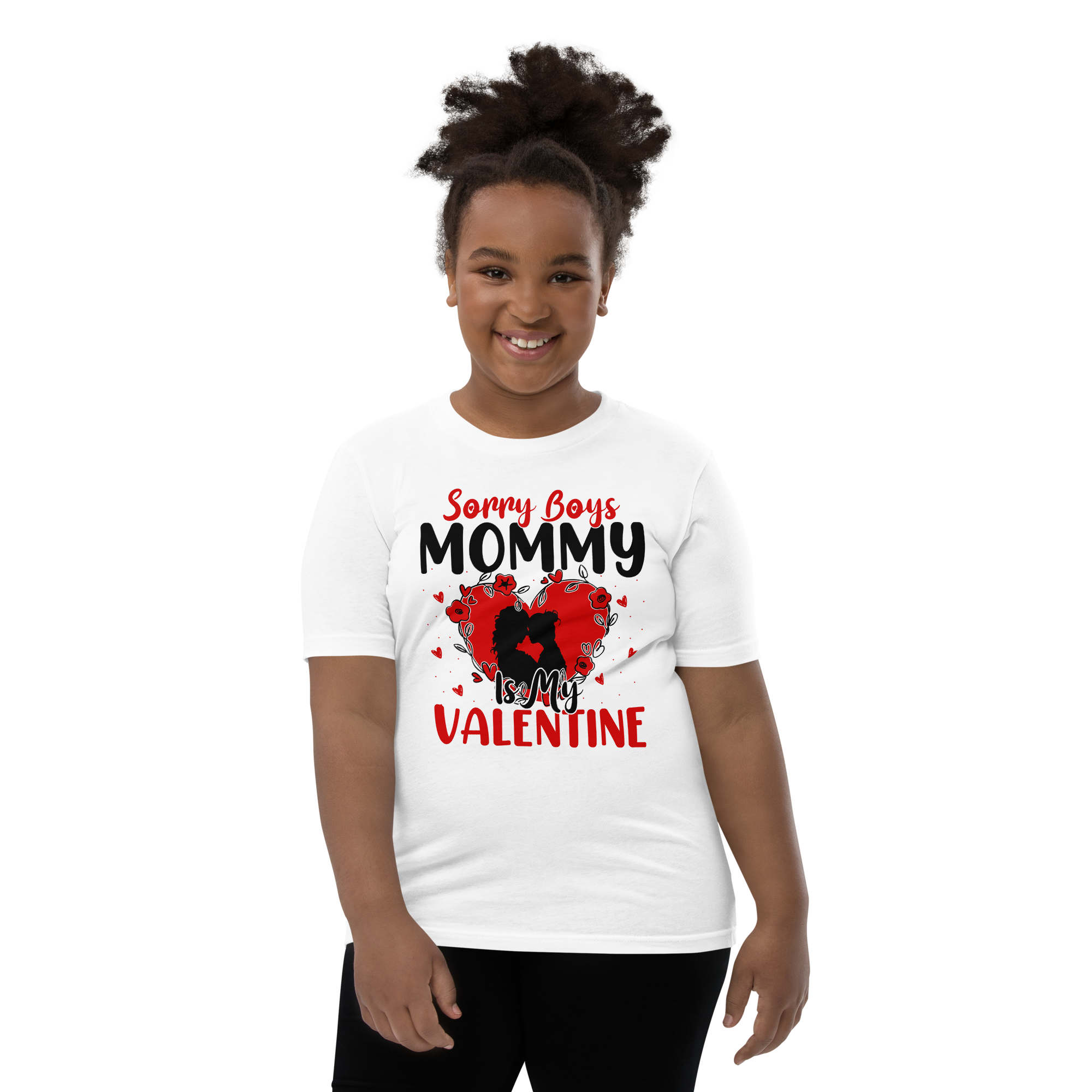 Sorry Boys Mommy Is My Valentine Youth Short Sleeve T-Shirt